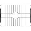 imageSunnyPoint 304 Stainless Steel Sink Protector Rack  RustResistant Grid for Kitchen Sink Bottom Scratch Prevention Drainage Support Large 175quotx124quotLarge 175 X 124