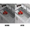 imageSunnyPoint 304 Stainless Steel Sink Protector Rack  RustResistant Grid for Kitchen Sink Bottom Scratch Prevention Drainage Support Large 175quotx124quotLarge 175 X 124