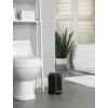 imageSunnyPoint 3L 08 Gallon Mini Trash Can with Lid  Small StepOn Garbage Bin SlowClose ampamp Removable Inner Bucket  Compact for Bathroom Office Bedroom RV Dorm Under Sink BLKBLK