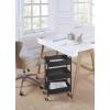 imageSunnyPoint 3Tier Delicate Compact Rolling Metal Storage Organizer  Mobile Utility Cart KitchenUnder Desk Cart with Caster Wheels  Army 1535quot X 1024quot X 268quotHBlk