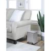 imageSunnyPoint 6 Liter158 Gallon Small Trash Can with Plastic Inner Buckets Rectangle Bathroom Office Kitchen and Bedroom Step On and Slow Close BLKSN