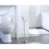 imageSunnyPoint Bathroom Free Standing Toilet Tissue Paper Roll Holder Stand with Reserve Function Chrome FinishSatin Nickel
