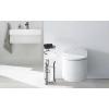 imageSunnyPoint Bathroom Heavyweight Toilet Tissue Paper Roll Storage Holder Stand with Reserve and Shelve The Reserve Area Has Enough Space to Store Mega Rolls BronzeBlack