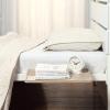 imageSunnyPoint Bedside Shelf Office Divider  Clamp on Shelf for Bunk Lofts ampamp Bed Frame Standard  1378quot X 984quot X 221quot Natural WoodNatural Wood
