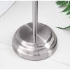imageSunnyPoint Classic Bathroom Free Standing Toilet Tissue Paper Roll Holder StandBrush Chrome