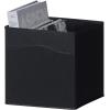 imageSunnyPoint Classic Collapsible Foldable Storage Fabric Cube Organizer Bin  Pack of 6 BLACK