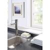 imageSunnyPoint Classic Kitchen Bathroom Faux Marble Soap Sponge Dish Drainer Holder WHT ResinWht
