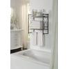 imageSunnyPoint Classic Square Bathroom Shelf 2 Tier Shelf with Towel Bar Wall Mounted Shower Storage Classic  Wall Mount  ORBClassic  Wall Mount  ORB