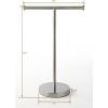 imageSunnyPoint Countertop Hand Towel Holder Stand  165quot Tall Stainless Steel TBar Rack with Weighted Base Brushed Satin Nickel Finish  Jewelry Holder for Bathroom Vanity or KitchenSatin Nickel