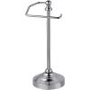 imageSunnyPoint Deluxe Free Standing Heavy Weighted Countertop Fingertip Towel Holder Stand Satin NickleSatin Nickle
