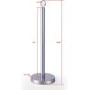imageSunnyPoint Elite Heavy Weighted Sturdy Spare Toilet Paper Roll Holder Storage StandStainless Steel