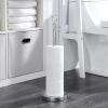 imageSunnyPoint Elite Heavy Weighted Sturdy Spare Toilet Paper Roll Holder Storage StandStainless Steel