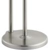 imageSunnyPoint Free Standing Bathroom Toilet Paper Holder Stand with Reserve Reserve Area has Enough Space for Jumbo RollBrush Nickel