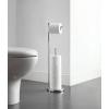 imageSunnyPoint Free Standing Bathroom Toilet Paper Holder Stand with Reserve Reserve Area has Enough Space for Jumbo RollChrome