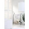 imageSunnyPoint Freestanding 3 Hanging Bar Towel Rack with Bottom Shelf WHTBlk