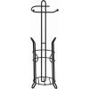 imageSunnyPoint Freestanding Toilet Paper Holder with Storage  Holds 3 Spare Rolls HeavyDuty Steel Chrome Finish Easy Assembly SpaceSaving Bathroom OrganizerBlack