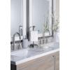 imageSunnyPoint Heavy Weight Classic Decorative Metal Fingertip Towel Holder Stand for Bathroom Kitchen Vanity and Countertops Brush Chrome 135quot x 55quot x 55quot INCHBlack Nickel