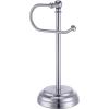 imageSunnyPoint Heavy Weight Classic Decorative Metal Fingertip Towel Holder Stand for Bathroom Kitchen Vanity and Countertops Brush Chrome 135quot x 55quot x 55quot INCHBrush Chrome