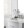 imageSunnyPoint Heavy Weight Classic Decorative Metal Fingertip Towel Holder Stand for Bathroom Kitchen Vanity and Countertops Brush Chrome 135quot x 55quot x 55quot INCHBlack Nickel