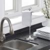 imageSunnyPoint Heavy Weight Metal Fingertip Towel Holder Stand for Bathroom Kitchen Vanity and Countertops Hanging Bar is 142quot Height Satin Nickel 156quot x 56quot x 56quotEasy Assembly RequiredStain Nickel