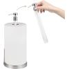 imageSunnyPoint Heavy Weighted Paper Towel Holder Stand Dispenser Builtin SprayPump Bottle Spray Bottle Satin NickelSatin Nickel