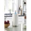 imageSunnyPoint Heavy Weighted Paper Towel Holder Stand Dispenser Builtin SprayPump Bottle Spray Bottle Satin NickelSatin Nickel