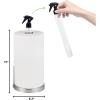 imageSunnyPoint Heavy Weighted Paper Towel Holder Stand Dispenser Builtin SprayPump Bottle Spray Bottle Satin NickelSatin Nickel