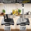 imageSunnyPoint Heavy Weighted Paper Towel Holder Stand Dispenser Builtin SprayPump Bottle Spray Bottle Satin NickelSatin Nickel