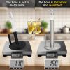 imageSunnyPoint Heavy Weighted Paper Towel Holder Stand Dispenser Builtin SprayPump Bottle Spray Bottle Satin NickelSatin Nickel
