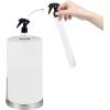 imageSunnyPoint Heavy Weighted Paper Towel Holder Stand Dispenser Builtin SprayPump Bottle Spray Bottle Satin NickelSatin Nickel