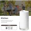 imageSunnyPoint Heavy Weighted Paper Towel Holder Stand Dispenser Builtin SprayPump Bottle Spray Bottle Satin NickelSatin Nickel