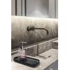 imageSunnyPoint Jewelry Organizer Resin Tray Bathroom Kitchen Dresser Vanity Tray Dish Ring Cosmetic Organizer for Candle Perfume Soap Shampoo Small Plant Home DecorMarble Black