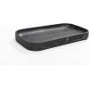 imageSunnyPoint Jewelry Organizer Resin Tray Bathroom Kitchen Dresser Vanity Tray Dish Ring Cosmetic Organizer for Candle Perfume Soap Shampoo Small Plant Home DecorMarble Black