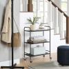 imageSunnyPoint Metal Rolling Organizer Utility Craft Cart Large BLKBlk