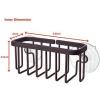 imageSunnyPoint NeverRust Kitchen ampamp Bathroom Sink Caddy for Sponges Scrubbers Soap 6quot x 25quot x 275quot with Adhesive Mount  Additional Suction Cup Included Aluminum BlackOil Bronze