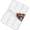 imageSunnyPoint OvanSafe 100 Stainless Steel Wire Cooling Rack for Baking Cake Breads  Oven Cooking Roasting Grilling  Heavy Duty Commercial Quality Fits Quarter Size 1 85quot X 114quot1