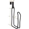 imageSunnyPoint Over The Tank Toilet Tissue Paper Roll Holder Dispenser and Reserve for Bathroom Storage and Organization  Metal Hanging Holds 1 Roll BlackBlack