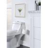imageSunnyPoint Over The Tank Toilet Tissue Paper Roll Holder Dispenser and Reserve for Bathroom Storage and Organization  Metal Hanging Holds 1 Roll BlackChrome