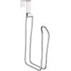imageSunnyPoint Over The Tank Toilet Tissue Paper Roll Holder Dispenser and Reserve for Bathroom Storage and Organization  Metal Hanging Holds 1 Roll BlackChrome