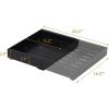 imageSunnyPoint PullOut Cabinet Organizer Expandable Drawer Shelf BLACKBLACK