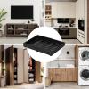 imageSunnyPoint PullOut Cabinet Organizer Expandable Drawer Shelf BLACKBLACK