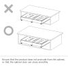 imageSunnyPoint PullOut Cabinet Organizer Expandable Drawer Shelf BLACKBLACK