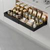 imageSunnyPoint PullOut Cabinet Organizer Expandable Drawer Shelf BLACKBLACK