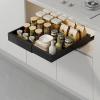 imageSunnyPoint PullOut Cabinet Organizer Expandable Drawer Shelf BLACKBLACK