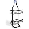 imageSunnyPoint Sturdy Tubing Structure Bathroom Hanging Shower Head Caddy Organizer Standard GreyBlack