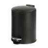 imageSunnyPoint 3L 08 Gallon Mini Trash Can with Lid  Small StepOn Garbage Bin SlowClose ampamp Removable Inner Bucket  Compact for Bathroom Office Bedroom RV Dorm Under Sink BLKBLK