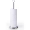 imageSunnyPoint Elite Heavy Weighted Sturdy Spare Toilet Paper Roll Holder Storage StandStainless Steel
