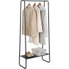 imageSunnyPoint Freestanding Clothes Garment Rack Organizer Closet OFFWHITEBLK