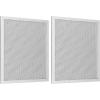 imageSunnyPoint Range Hood Replacement Filter  875quot x 105quot x 037quot Universal Aluminum Mesh and Charcoal Carbon Combo Filter Compatible with Broan Nutone 6105C 41F 97005687 and 97007696 Set of 1Set of 2