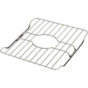 imageSunnyPoint 304 Stainless Steel Sink Protector Rack  RustResistant Grid for Kitchen Sink Bottom Scratch Prevention Drainage Support Large 175quotx124quotSmall 1075 X 124